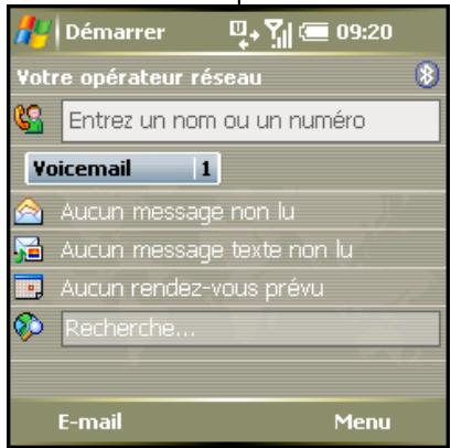 PALM TREO 750V - Configuration d'une connexion d'accès réseau à distance USB - 1