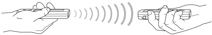 PALM TUNGSTEN T2 - Pour transmettre par infrarouge un enregistrement, une carte de visite ou une catégorie d'enregistrements : - 1