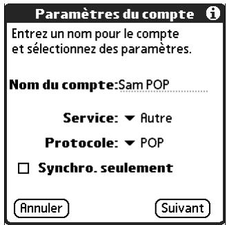 PALM TUNGSTEN T2 - Protocole - 1