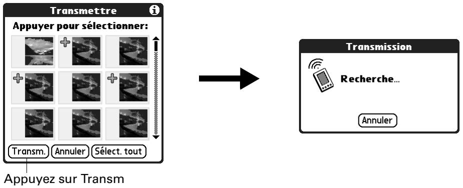 PALM TUNGSTEN T2 - Pour transmettre des photos par infrarouge : - 1