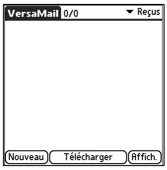 PALM TUNGSTEN T2 - Pour créer un message : - 1