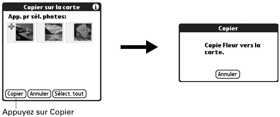 PALM TUNGSTEN T2 - Pour copier des photos : - 2