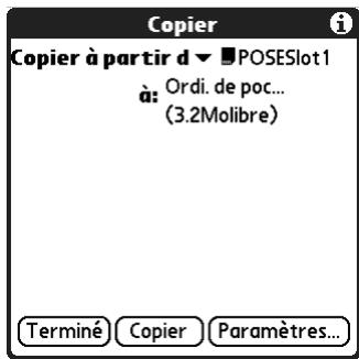 PALM TUNGSTEN T2 - Copie d'applications sur ou depuis une carte d'extension - 1