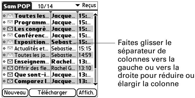 PALM TUNGSTEN T2 - Pour changer la police : - 6