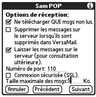 PALM TUNGSTEN T2 - Ne télécharger que msgs non lus - 1