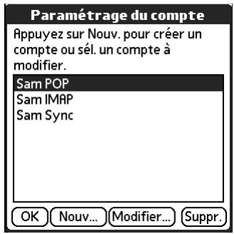 PALM TUNGSTEN T2 - Création d'un compte en synchronisation uniquement - 2