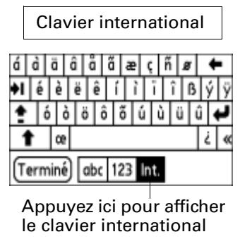 PALM TUNGSTEN T2 - Pour utiliser le clavier logiciel : - 4