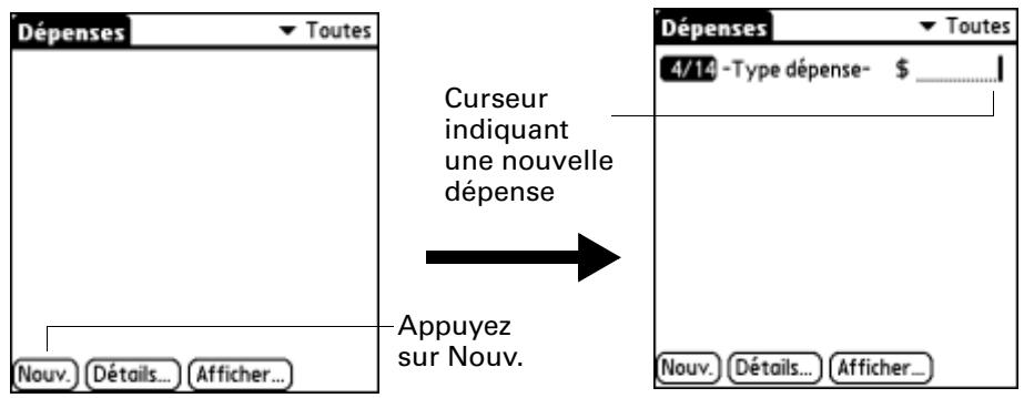 PALM TUNGSTEN T2 - Appuyez sur nouv. - 1