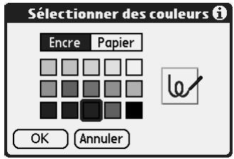 PALM TUNGSTEN T2 - Pour définir les couleurs - 1