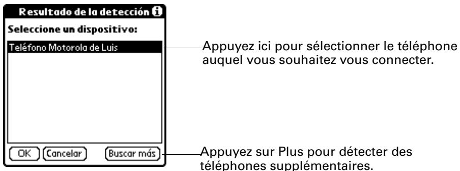PALM TUNGSTEN T2 - Pour créer une connexion à un téléphone autre que GSM : - 3