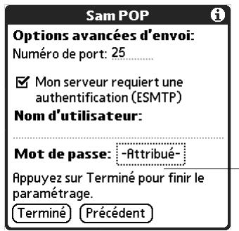 PALM TUNGSTEN T2 - Numéro de port - 1