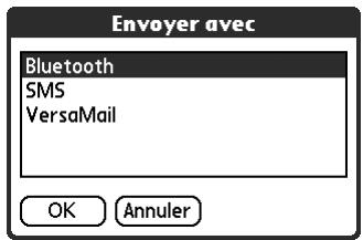 PALM TUNGSTEN T2 - Pour envoyer des données à l'aide des communications bluetooth - 1