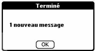 PALM TUNGSTEN T2 - Pour recevoir des messages : - 3