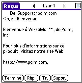 PALM TUNGSTEN T2 - Texte normal - 2