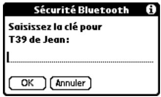 PALM TUNGSTEN T2 - Pour ajouter un périphérique autorisé : - 3