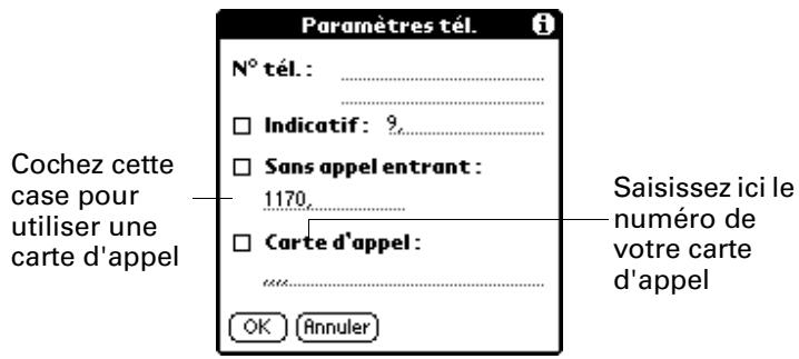PALM TUNGSTEN T2 - Pour utiliser une carte d'appoint : - 1