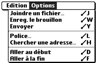 PALM TUNGSTEN T2 - Ajout de fichiers à partir d'une application d'ordinateur de poche - 1