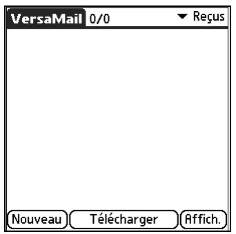 PALM TUNGSTEN T2 - Sélection d'un autre service pour un compte de messagerie donné - 1