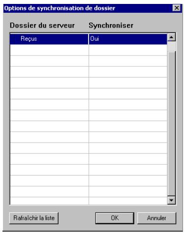 PALM TUNGSTEN T2 - Synchroniser tous les messages du dossier reçus - 2