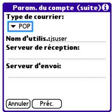 PALM CENTRO - Paramétrage initial - 4