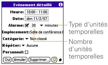 PALM CENTRO - Ajout d'une alerte à un événement - 1