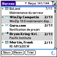 PALM CENTRO - Réception et affichage de messages - 1
