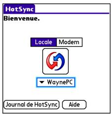 PALM CENTRO - Synchronisation via une connexion bluetooth - 1