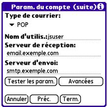 PALM CENTRO - Paramétrage initial - 5