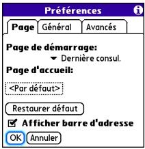 PALM CENTRO - Personnalisation des paramètres de votre navigateur web. - 1