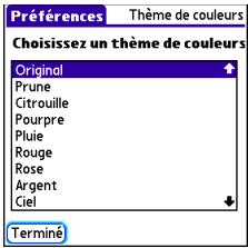 PALM CENTRO - Modification du modèle de couleurs système - 1