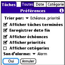 PALM CENTRO - Personnalisation des tâches - 1