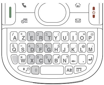 PALM CENTRO - Composition de numéros avec le clavier - 1