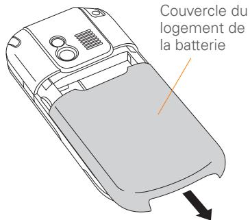 PALM CENTRO - Insertion de la carte SIM et de la batterie - 1
