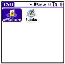PALM CENTRO - Lancement d'applications sur une carte d'extension - 1