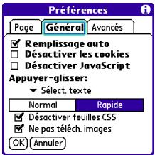 PALM CENTRO - Personnalisation des paramètres de votre navigateur web. - 2