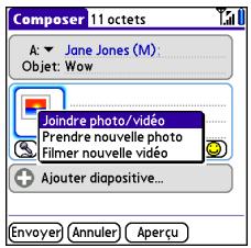 PALM CENTRO - Création et envoi d'un message multimédia - 1