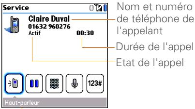 PALM CENTRO - Que puis-je faire pendant un appel ? - 1