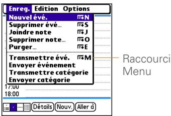 PALM CENTRO - Sélection d'éléments de menu - 1