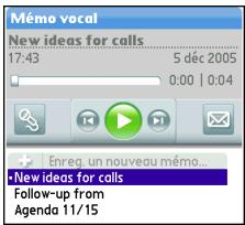PALM CENTRO - Écoute d'un message vocal - 1