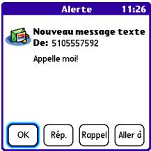 PALM CENTRO - Réception de messages - 1