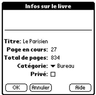 PALM TUNGSTEN 2 READER - Pour afficher des informations sur le livre : - 1