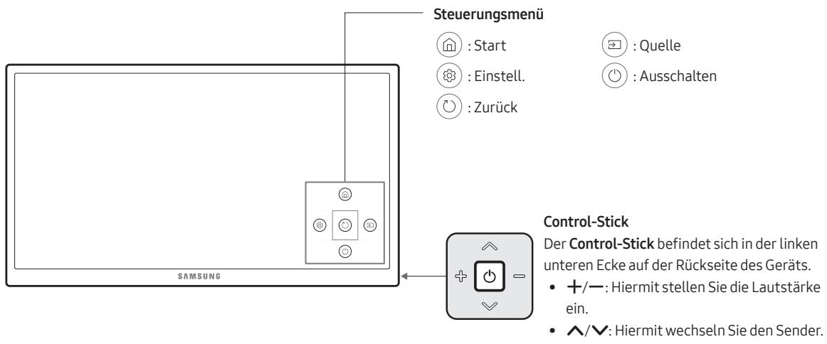SAMSUNG UE49MU6105 - Verwendendes TV-Steuerungs - 1
