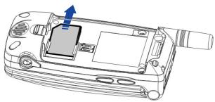 NEC N223I - Retirer une carte SIM - 2