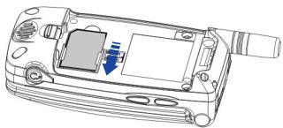 NEC N223I - Retirer une carte SIM - 3