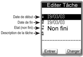 NEC N223I - Créer une tâche - 1