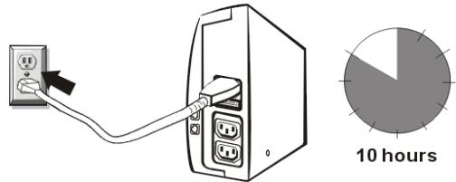 INFOSEC SMART LINE 700 VA - Ladowanie akumulatorów - 1