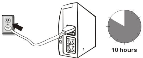 INFOSEC SMART LINE 700 VA - Aufladen der Batterien - 1