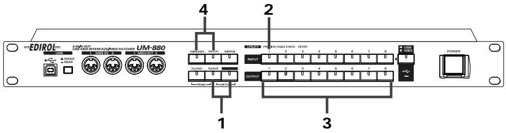EDIROL UM-880 - Commutation USB Tx ON/OFF - 1