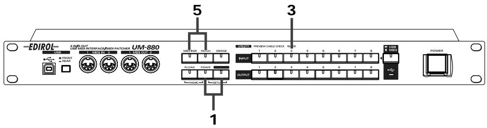 EDIROL UM-880 - ■ Transfert d'un dump de tous les patches - 1