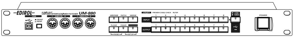 EDIROL UM-880 - Features of the UM-880 - 1